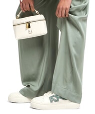 ARMANI EXCHANGE A|X Sneaker mit kontrastierendem Logo off white+dark fr.grn - Damenschuhe - 7