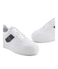 ARMANI EXCHANGE A|X Sneaker mit Seitenband MULTICOLOR / OP.WEISS + SCHWARZ - Damenschuhe - 4