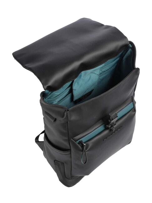 CORNER SPECIALE GOMMATO Rolltop-Laptop-Rucksack Schwarz - PC-Rucksäcke