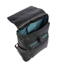 PIQUADRO CORNER SPECIALE GOMMATO Rolltop-Laptop-Rucksack Schwarz - PC-Rucksäcke - 5