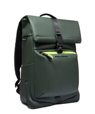 PIQUADRO CORNER SPECIALE GOMMATO Rolltop-Laptop-Rucksack GRÜN - PC-Rucksäcke - 2