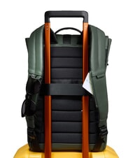 PIQUADRO CORNER SPECIALE GOMMATO Rolltop-Laptop-Rucksack GRÜN - PC-Rucksäcke - 3