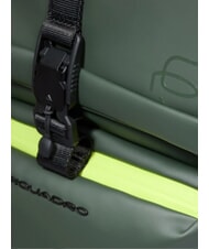 PIQUADRO CORNER SPECIALE GOMMATO Rolltop-Laptop-Rucksack GRÜN - PC-Rucksäcke - 6