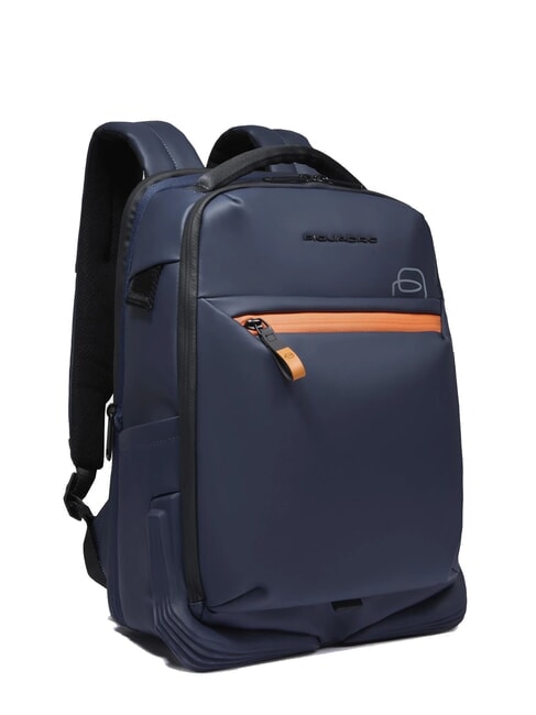 CORNER SPECIALE GOMMATO  14" Laptop-Rucksack, erweiterbar Blau - PC-Rucksäcke