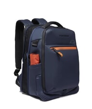 PIQUADRO CORNER SPECIALE GOMMATO  14" Laptop-Rucksack, erweiterbar Blau - PC-Rucksäcke - 3