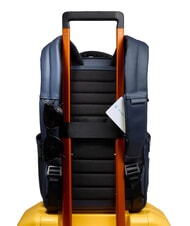 PIQUADRO CORNER SPECIALE GOMMATO  14" Laptop-Rucksack, erweiterbar Blau - PC-Rucksäcke - 4