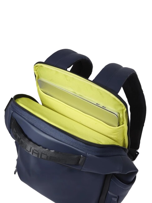 CORNER SPECIALE GOMMATO  14" Laptop-Rucksack, erweiterbar Blau - PC-Rucksäcke