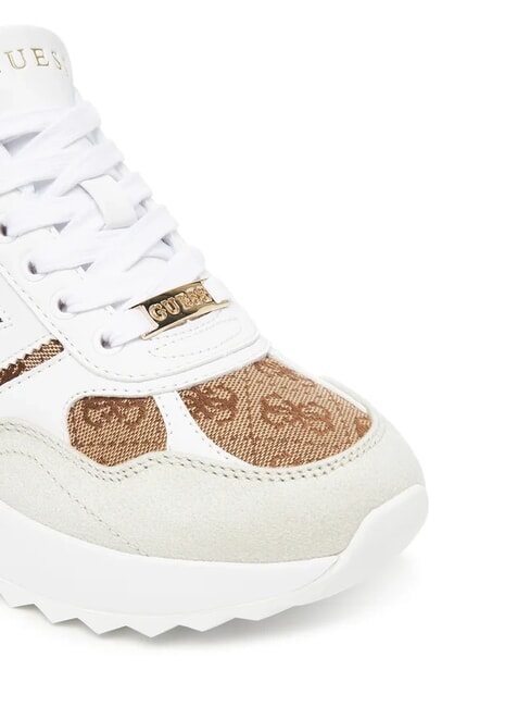 KORENZO 4G-Logo-Runner-Sneaker Beige / Braun - Damenschuhe