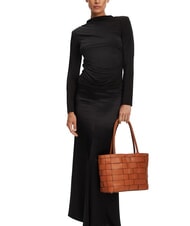 GUESS MAYLEE Gewebte Einkaufstasche Karamell - Damentaschen - 6