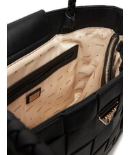 GUESS MAYLEE Gewebte Einkaufstasche SCHWARZ - Damentaschen - 5