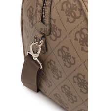 GUESS BERTA Große Reisetasche mit Schultergurt Latte-Logo / braun - Reisetaschen - 3