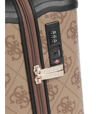 GUESS BERTA 18 Handgepäcktrolley Latte-Logo / braun - Handgepäck - 4