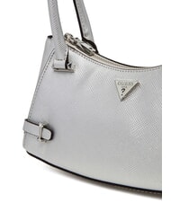 GUESS ROSALBA Schultertasche mit Saffiano-Print SILBER - Damentaschen - 3