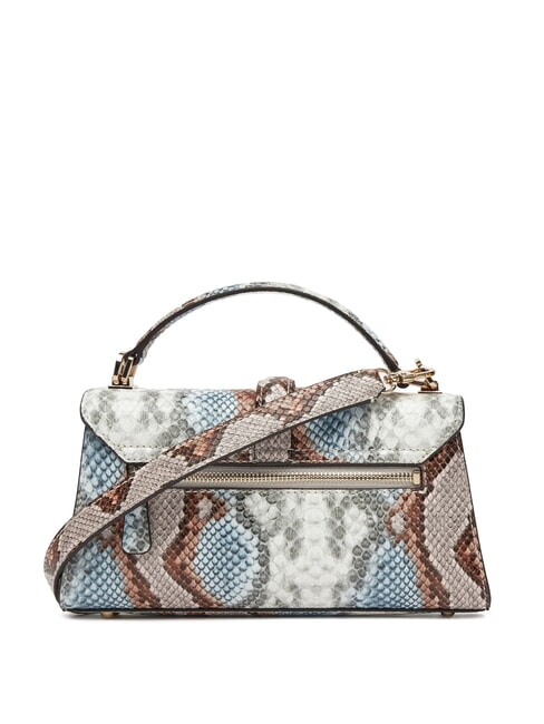 QUEENSLAND Handtasche mit Schultergurt neblig blau multi - Damentaschen