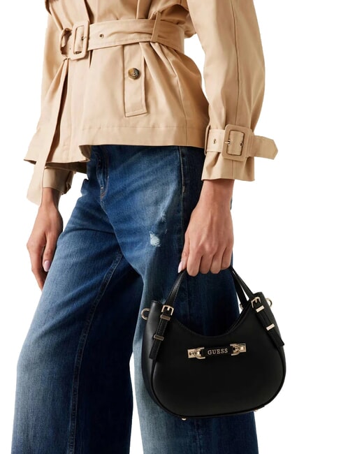 LEFIA Handtasche, mit Schultergurt SCHWARZ - Damentaschen