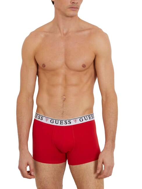 BRIAN HERO 3 Paar Boxershorts schwarz blau Kombination - Herrenslip