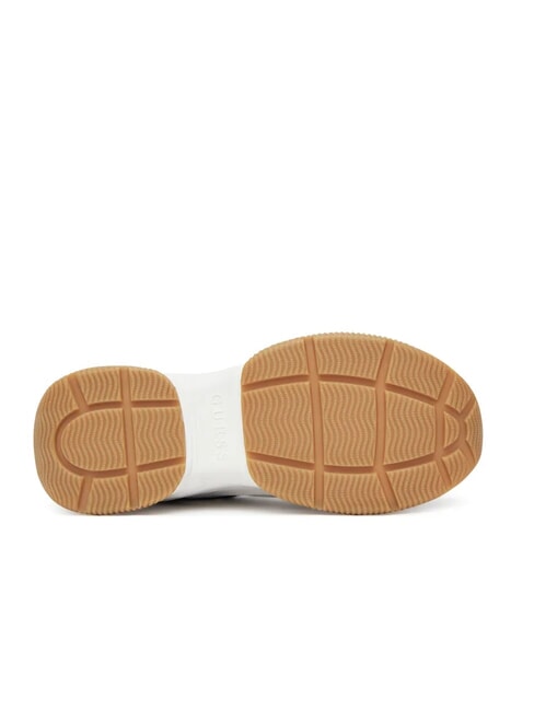 HAPYY3 Sneaker mit Pfingstrosen-Logoeinsätzen Weiss-braun - Damenschuhe