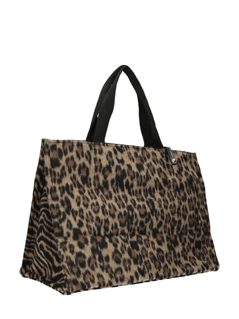 ANIMALIER Schultertasche braunes Animalier - Damentaschen