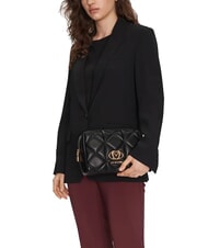 LOVE MOSCHINO QUILTED Gesteppte Clutch Schwarz - Damentaschen - 5