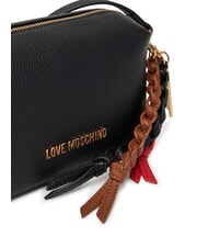 LOVE MOSCHINO LEGACY Kameratasche mit Anhängern Schwarz - Damentaschen - 5
