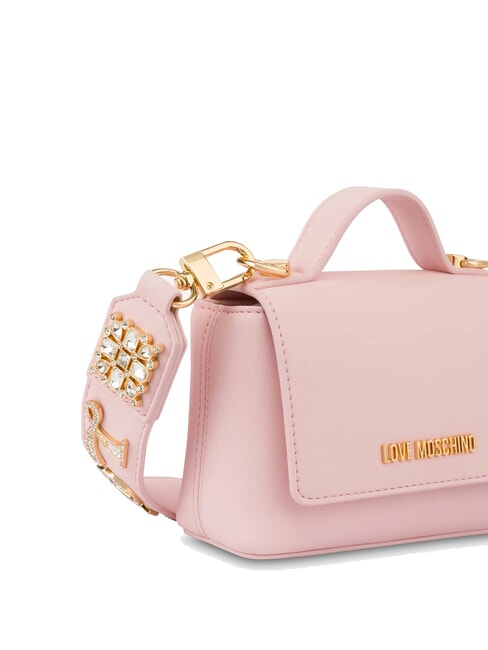 SPARKLE Mini-Tasche mit Schmuckstein-Applikationen Gesichtspuder - Damentaschen