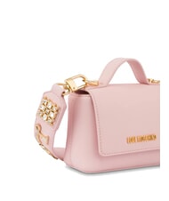 LOVE MOSCHINO SPARKLE Mini-Tasche mit Schmuckstein-Applikationen Gesichtspuder - Damentaschen - 3