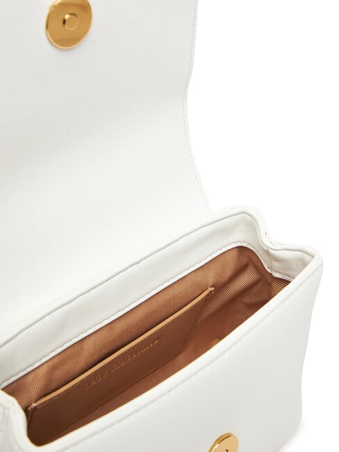 SPARKLE Mini-Tasche mit Schmuckstein-Applikationen Weiß - Damentaschen