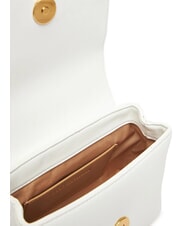 LOVE MOSCHINO SPARKLE Mini-Tasche mit Schmuckstein-Applikationen Weiß - Damentaschen - 5