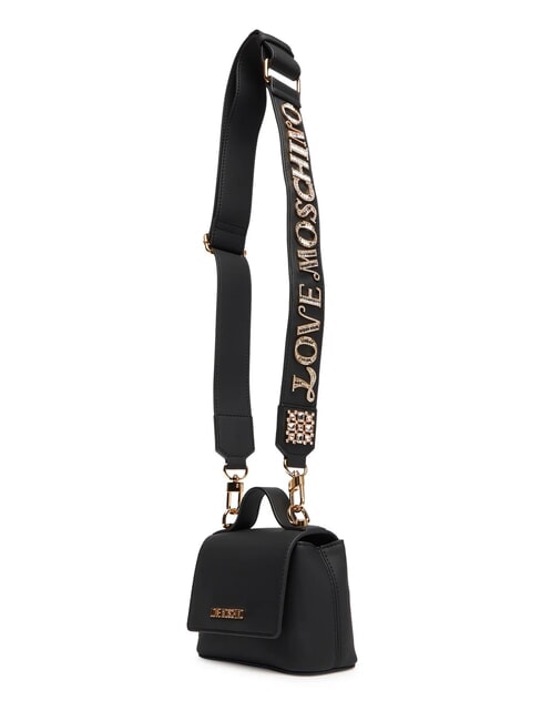 SPARKLE Mini-Tasche mit Schmuckstein-Applikationen Schwarz - Damentaschen