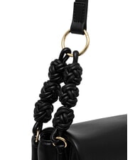 LOVE MOSCHINO SMART DAILY Umhängetasche mit gewebtem Muster Schwarz - Damentaschen - 3