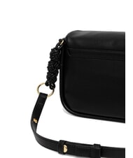 LOVE MOSCHINO SMART DAILY Umhängetasche mit gewebtem Muster Schwarz - Damentaschen - 4