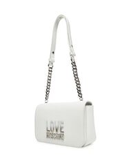 LOVE MOSCHINO LETTERING BICOLOR Umh&auml;ngetasche Wei&szlig; - Damentaschen - 3