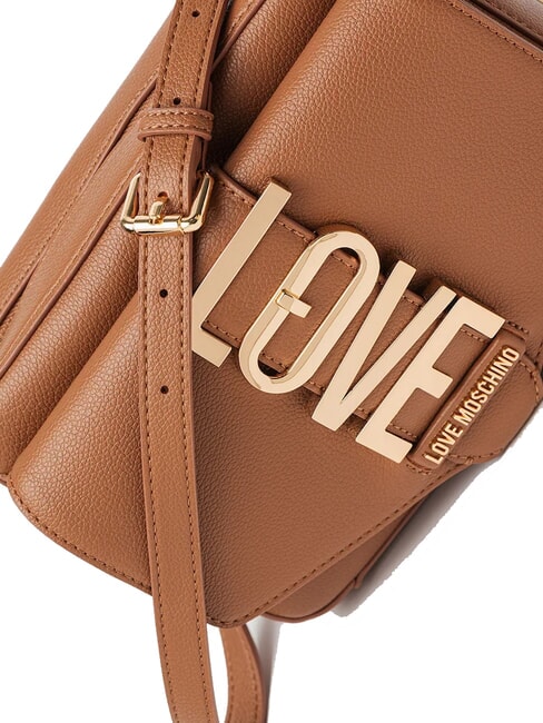 VERTICAL LOGO Mini-Umhängetasche Kamel - Damentaschen