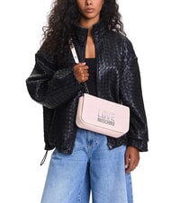 LOVE MOSCHINO LETTERING BICOLOR Umh&auml;ngetasche Gesichtspuder - Damentaschen - 7