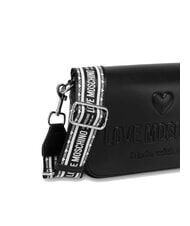 LOVE MOSCHINO MADE WITH LOVE Umhängetasche Schwarz Schwarz - Damentaschen - 3