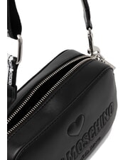 LOVE MOSCHINO MADE WITH LOVE Mini-Umh&auml;ngetasche Schwarz Schwarz - Damentaschen - 5