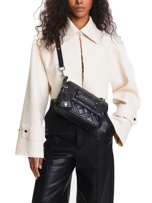 QUILTED S Mini-Umhängetasche Schwarz Schwarz - Damentaschen