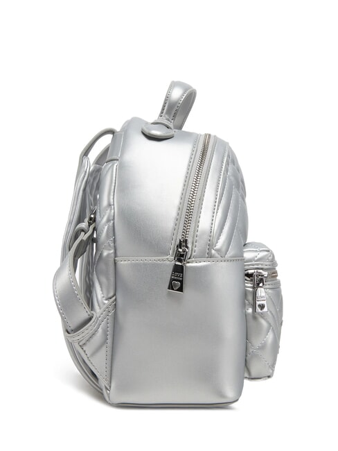 QUILTED Gesteppter Rucksack Silber - Damentaschen