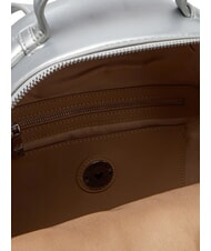 LOVE MOSCHINO QUILTED Gesteppter Rucksack Silber - Damentaschen - 5