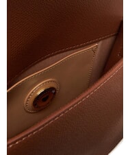 LOVE MOSCHINO BRAIDED Umhängetasche mit Überschlag Kamel - Damentaschen - 5