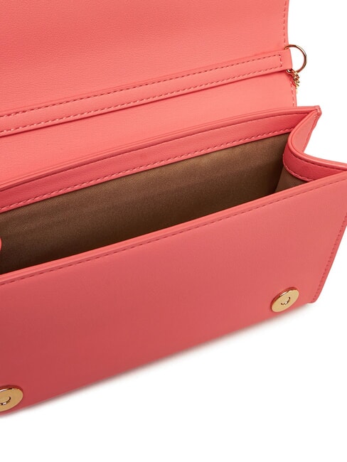 BOLD LOGO Tasche mit Klappe und Kettenschultergurt Koralle - Damentaschen