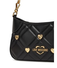 LOVE MOSCHINO SWEET STUDS Umhängetasche mit Schultergurt Schwarz - Damentaschen - 4