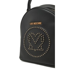 LOVE MOSCHINO SMART DAILY Mini-Rucksack mit Nieten Schwarz - Damentaschen - 4