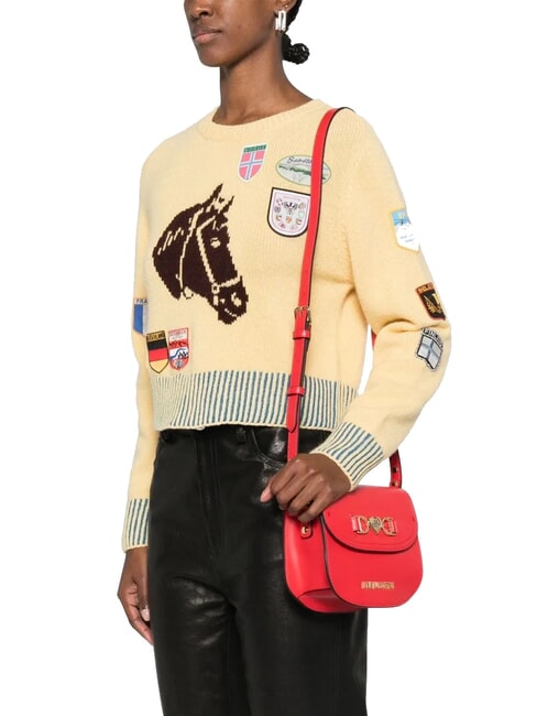 LOVE CHAIN Mini-Umhängetasche rot - Damentaschen