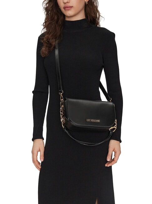 JEWEL Umhängetasche mit Schultergurt Schwarz - Damentaschen