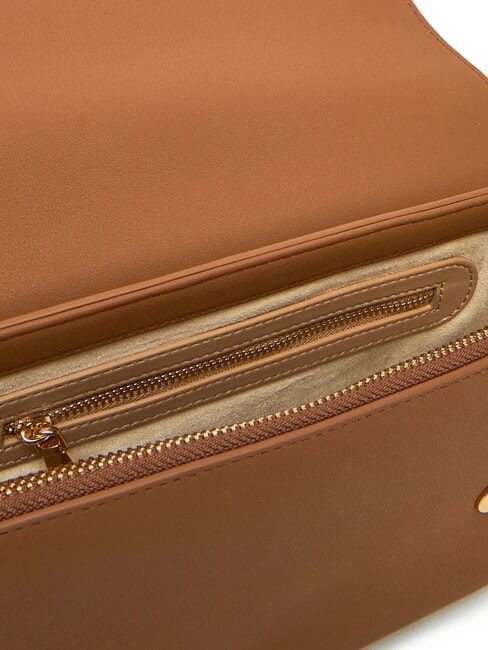 LAMINATED BOLD LOVE Umhängetasche mit Überschlag Kamel - Damentaschen