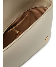 LOVE MOSCHINO JEWEL Umhängetasche mit Schultergurt Elfenbein - Damentaschen - 4