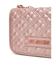 LOVE MOSCHINO BOLD LOVE Umhängetasche mit Kettengriffen Pulver - Damentaschen - 4
