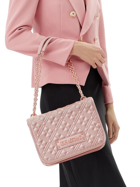 BOLD LOVE Umhängetasche mit Kettengriffen Pulver - Damentaschen