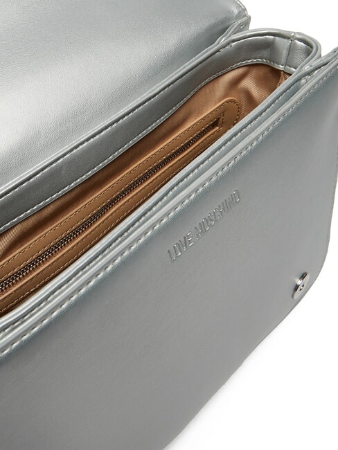 BOLD LOVE Umhängetasche mit Kettengriffen Silber - Damentaschen